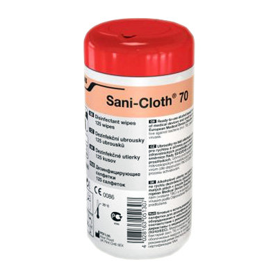 Салфетки SANI-CLOTH 70 на спиртовой основе, 6x125
