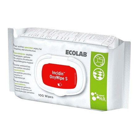Салфетки на основе перекиси Ecolab INCIDIN OXYWIPE S