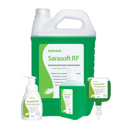 Дезинфицирующее жидкое мыло Sarasoft RF